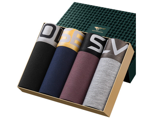 Набор из 4 шт трусов мужских боксеров Septwolves 7002 M