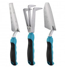 Набор садовый 3 предметов CG-YLT-7803 для дома 2 лопатки 1 грабли