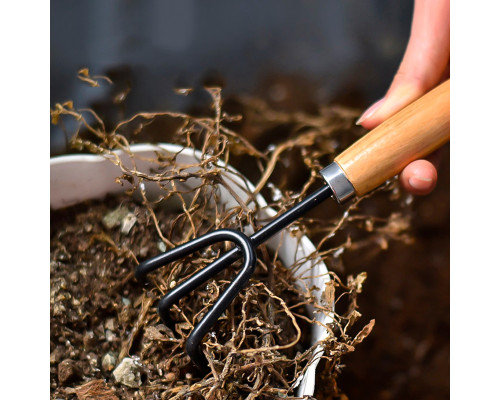 Набор садовый 3 предметов SY-3911 для дома 2 лопатки 1 грабли