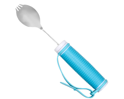 Столовый набор 2 в 1 STSE-018-1 для людей с тремором или артритом вилка ложка с фиксатором