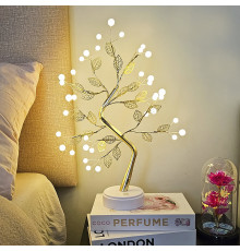 Светильник-ночник Y-2122 настольное Led жемчужное дерево с лепестками USB светодиодный сенсорный 36 LED