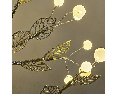 Светильник-ночник Y-2122 настольное Led жемчужное дерево с лепестками USB светодиодный сенсорный 36 LED