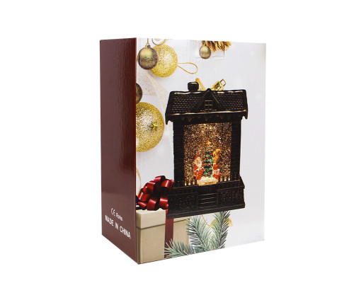 Декоративный рождественский домик 751574747 музыкальная шкатулка рождественское украшения для дома USB+Батарейки White