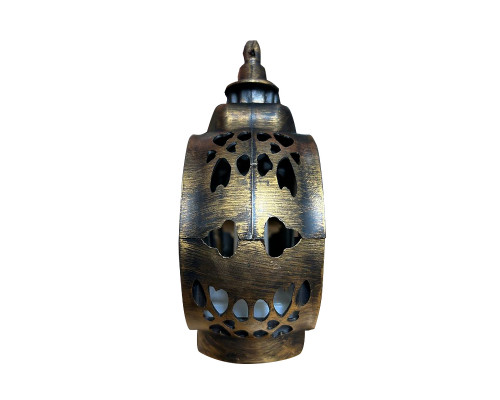 Декоративный фонарь новогодний 3265985 Дед Мороз рождественское украшения для дома Bronze