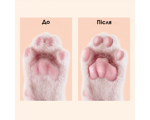 Электрическая машинка с подсветкой DT819 для стрижки шерсти бритья лап кошек собак  Pink