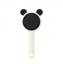 Расческа для шерсти животных DT-1152  Black + White