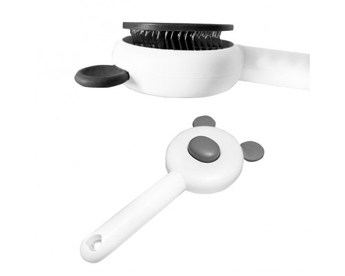 Расческа для шерсти животных DT-1152  Black + White