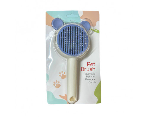 Расческа для шерсти животных DT-1152  Blue + White