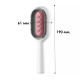 Модернизированная расческа для чистки и удаления шерсти кошек и собак DT-956 long для довгошерстных животных Pink