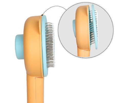 Расческа для шерсти животных Taotaopets 07A3304 Orange + Blue