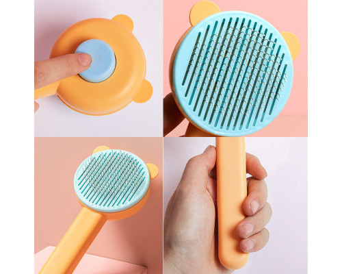 Расческа для шерсти животных Taotaopets 07A3304 Orange + Blue