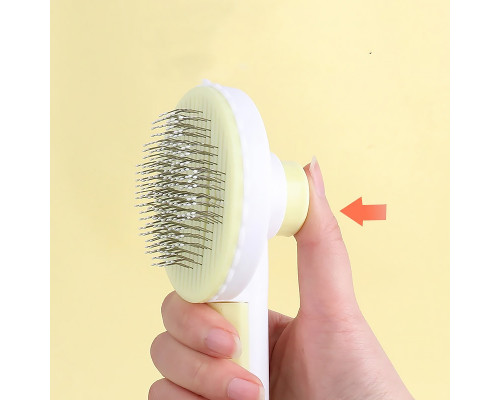 Расческа для шерсти животных Taotaopets 091118 Yellow