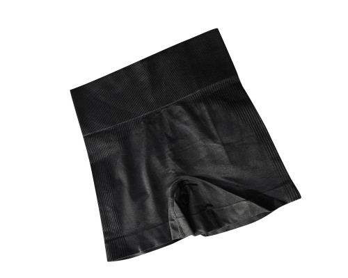 Шорты женские 1802# бесшовные для фитнеса пуш ап push up Черный M