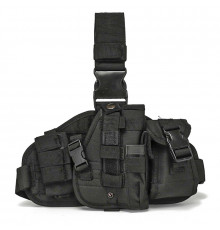 Кобура тактическая набедренная универсальная AOKALI Outdoor B38 Black