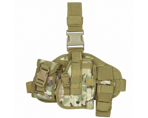 Кобура тактическая набедренная универсальная AOKALI Outdoor B38 Camouflage CP