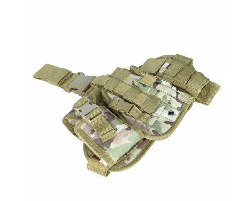 Кобура тактическая набедренная универсальная AOKALI Outdoor B38 Camouflage CP
