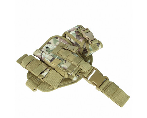 Кобура тактическая набедренная универсальная AOKALI Outdoor B38 Camouflage CP