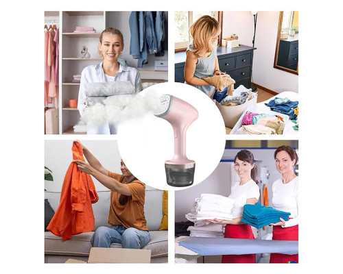 Отпариватель для одежды ручной утюг AL-8005 1000W Pink