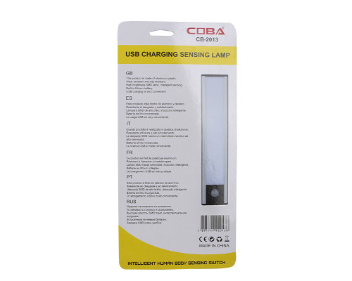 Светодиодная лампа светильник COBA BL-CB2013 подвесная магнитная беспроводная Type-C аккумуляторная пластиковая