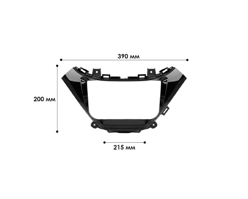 Переходная рамка Chevrolet Malibu 2015-2020 (7686) 9"