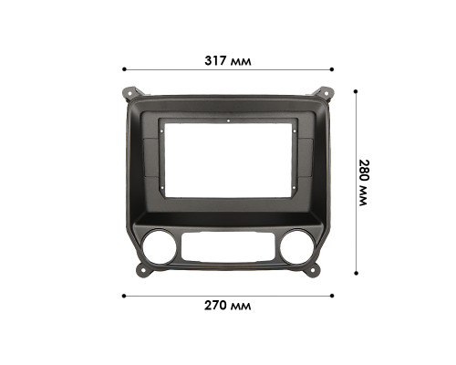 Переходная рамка Chevrolet Silverado 2013-2019 (6898) 10,1"