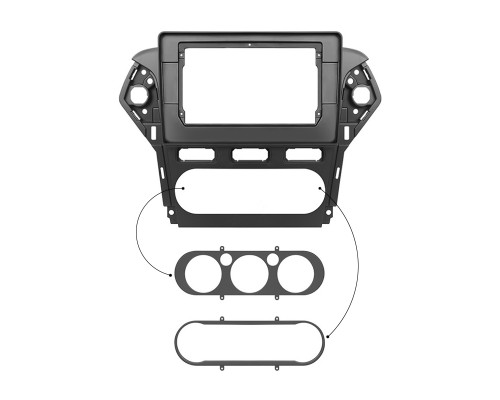 Переходная рамка Ford Mondeo 2010-2014 (7053) 10"