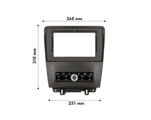 Переходная рамка Ford Mustang 2009-2014 (7836) 9"