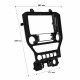Переходная рамка Ford Mustang S550 2014-2021 (7366) 9"