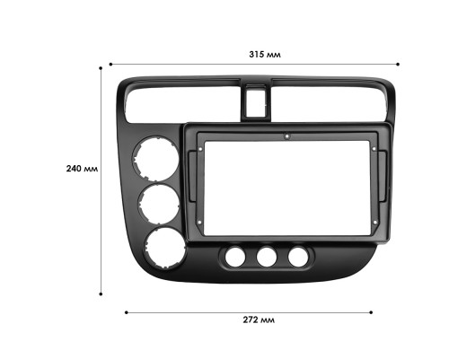 Переходная рамка Honda Civic 2000-2006 (6745) 9"