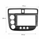 Переходная рамка Honda Civic 2000-2006 (6745) 9"