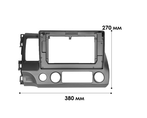 Переходная рамка Honda Civic 2008-2011 (HO 083T) 10.1" Gray