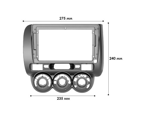 Переходная рамка Honda Fit Jazz 2002-2008 Manual AC (6305) 9"
