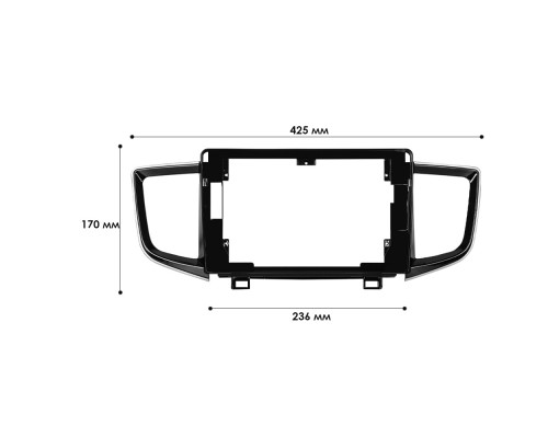 Переходная рамка Honda Pilot 2016+ (7581) 10.1"