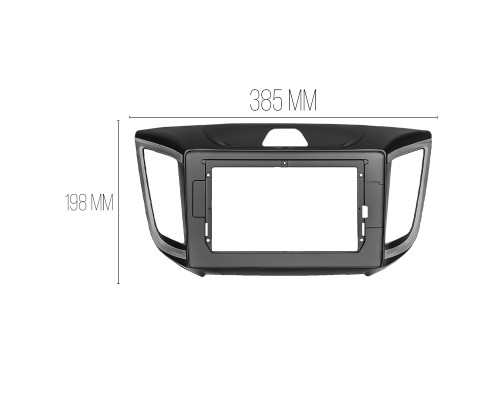 Переходная рамка Hyundai Creta IX25 2015-2019 (6848) 10.1"