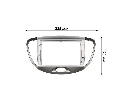 Переходная рамка Hyundai i10 2008-2013 (7287) 9"