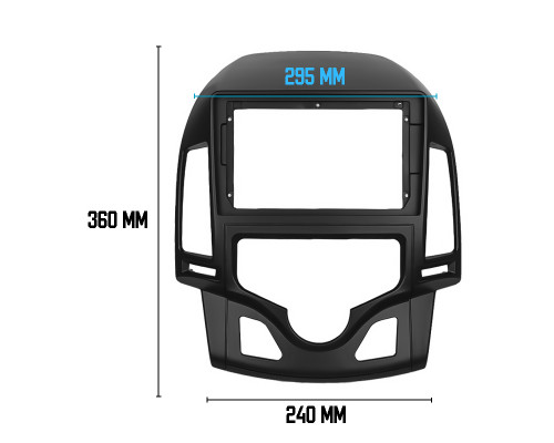 Переходная рамка Hyundai i30 (FD) 2008-2011 Auto AC (6884) 9"
