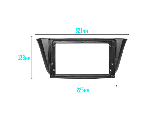 Переходная рамка Iveco Daily 2014+ (7251) 9"