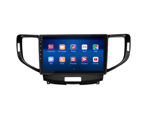 Штатная магнитола Lesko для Acura TSX II 2008-2014 экран 9" 4/64Gb 4G Wi-Fi GPS Top