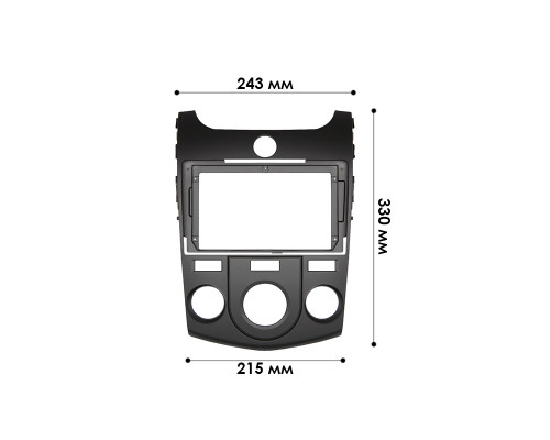Переходная рамка Kia Cerato (TD) Forte (TD) 2009-2012 MC (6396) 9"