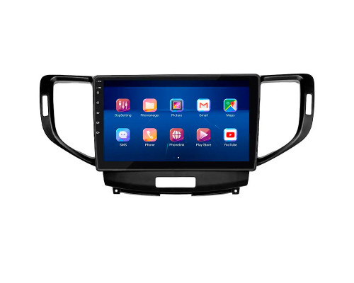Штатная магнитола Lesko для Acura TSX II 2008-2014 экран 9" 6/128Gb 4G Wi-Fi GPS Top