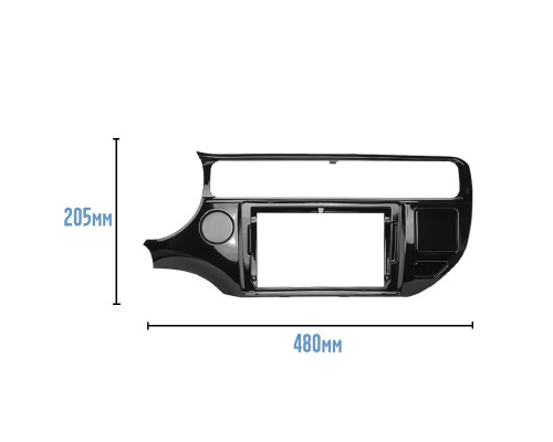 Переходная рамка Kia Rio (UB) 2015-2017 (6946) 9"