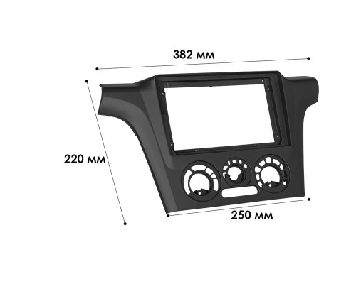 Переходная рамка Mitsubishi Outlander 2003-2006 (F1) (7091) 9"
