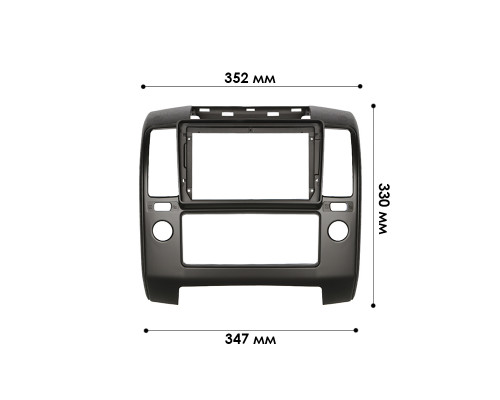 Переходная рамка Nissan Navara (D40) 2005-2010 Pathfinder (R51) 2004-2010 (4710) 9"