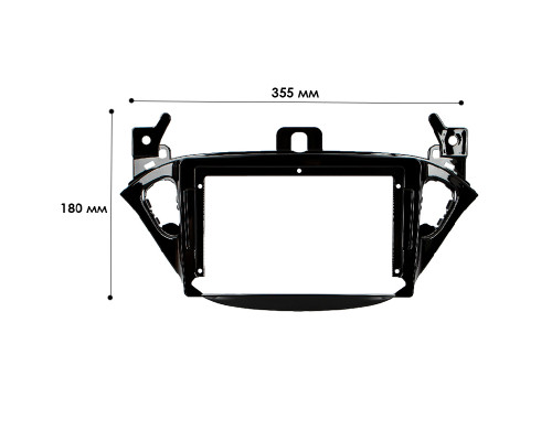 Переходная рамка Opel Adam 2013-2019 Corsa E 2015-2019 (7820) 9"