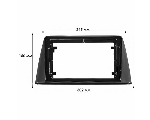 Переходная рамка Peugeot 308 2013-2017 (PE 029T) 10" Black