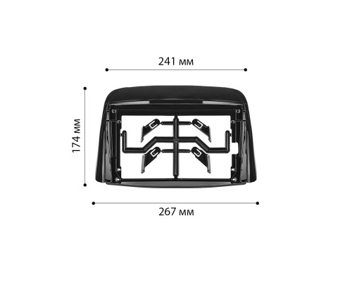Переходная рамка Renault Koleos 2008-2016 (7401) 9"