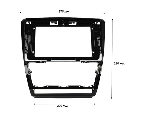 Переходная рамка Skoda Octavia 2004-2013 (TK 0229) 10,1" Black