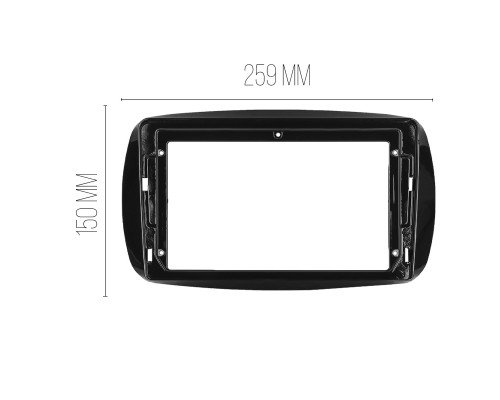 Переходная рамка Smart ForTwo 2014-2020 (7252) 9"