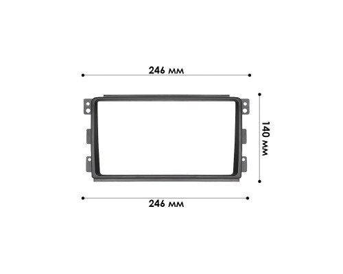 Переходная рамка Smart ForTwo 2007-2010 (7079) 9"