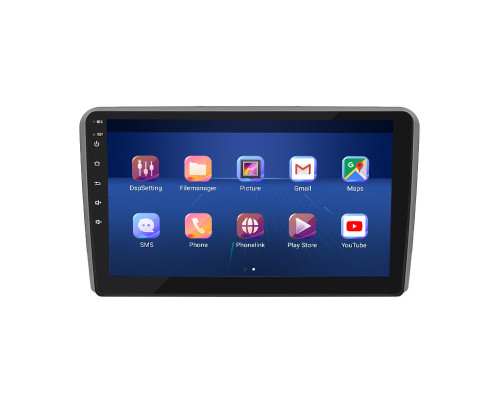 Штатная магнитола Lesko для Audi A3 II (8P) Рестайлинг 1 2004-2008 экран 9" 6/128Gb 4G Wi-Fi GPS Top